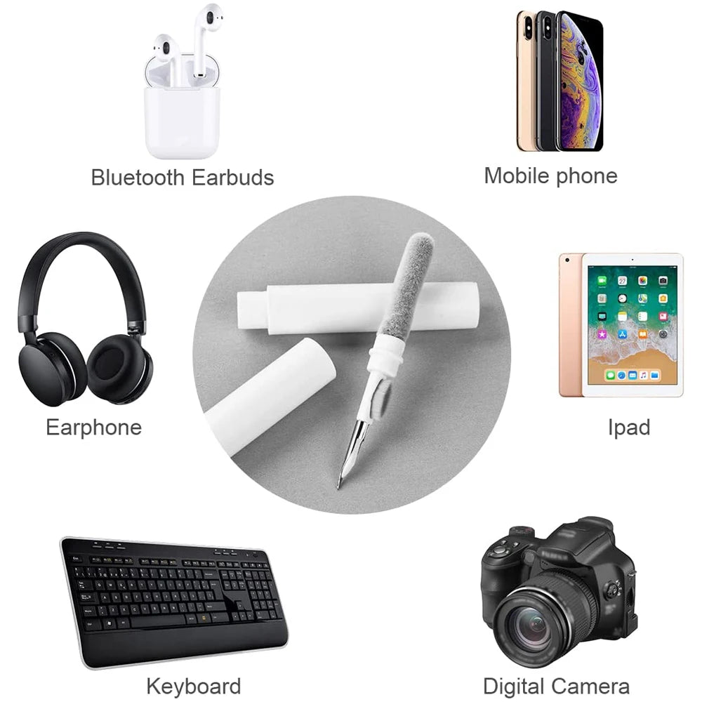 Bluetooth Earbuds Cleaner Kit For Airpods Pro 1 2 Cleaning Pen Brush Bluetooth Earphones Case Cleaning Tools for Xiaomi Huawei